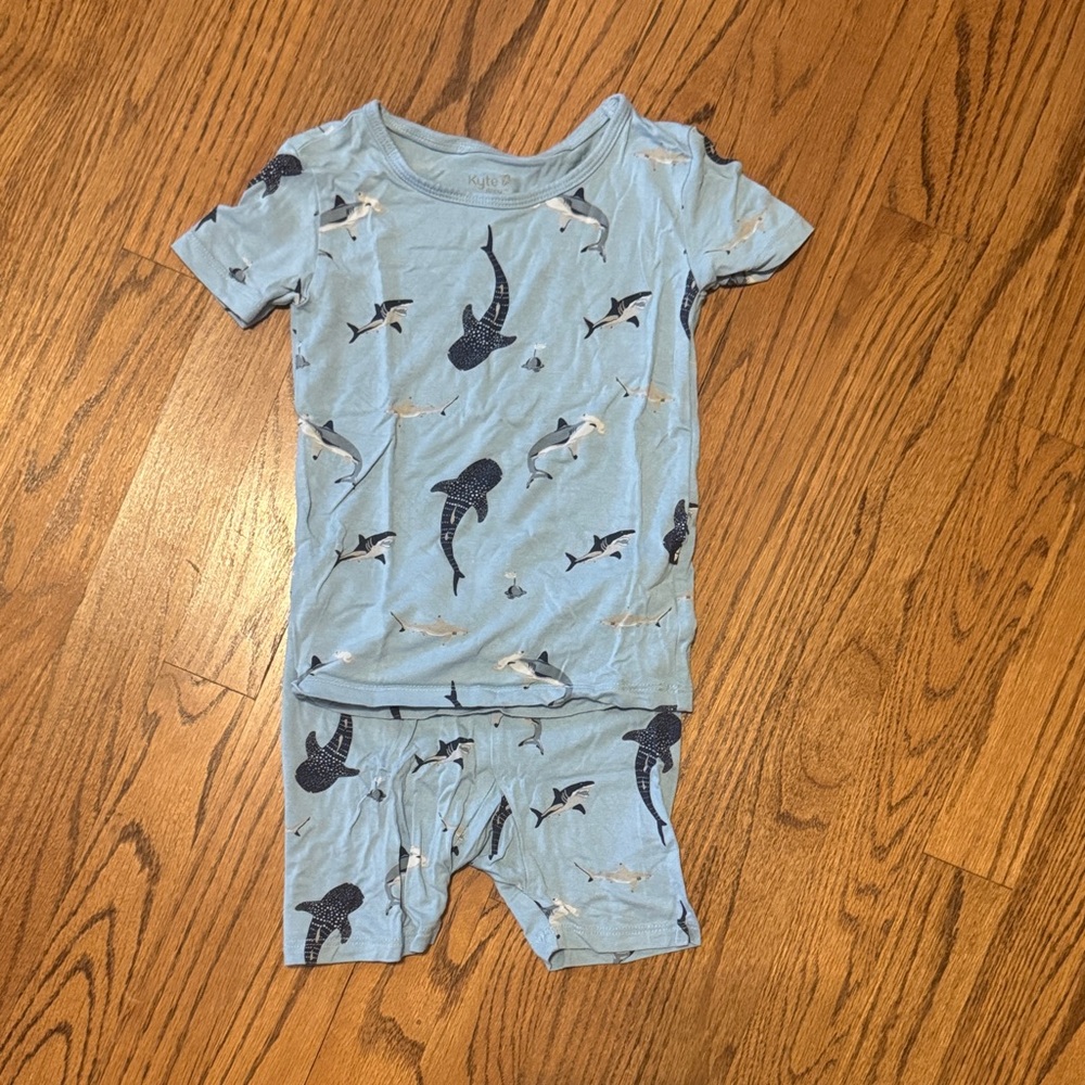 Kyte Baby Shark Print Kids Pajamas